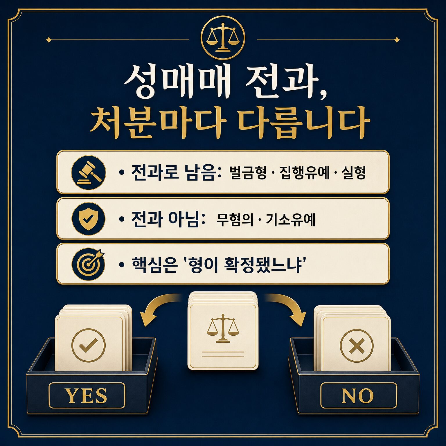 성매매 전과가 처분에 따라 남는지 갈리는 것을 보여주는 대표 이미지