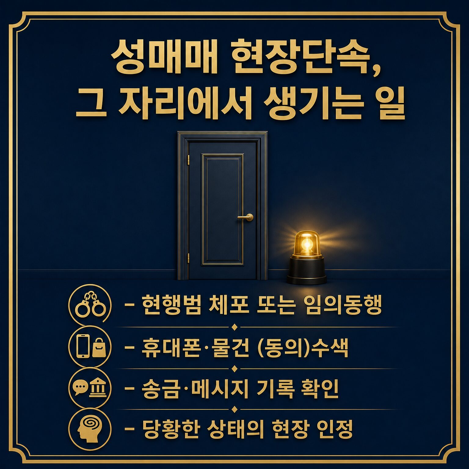 성매매 현장단속, 인정했어도 끝이 아니라는 법률칼럼 대표 이미지