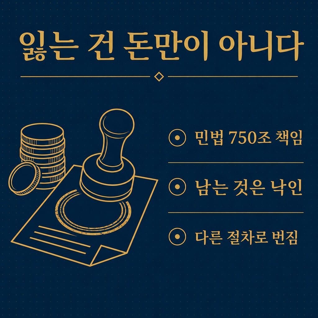 상간소송에서 잃는 것은 돈만이 아니다 — 위자료와 법원의 판단 이미지